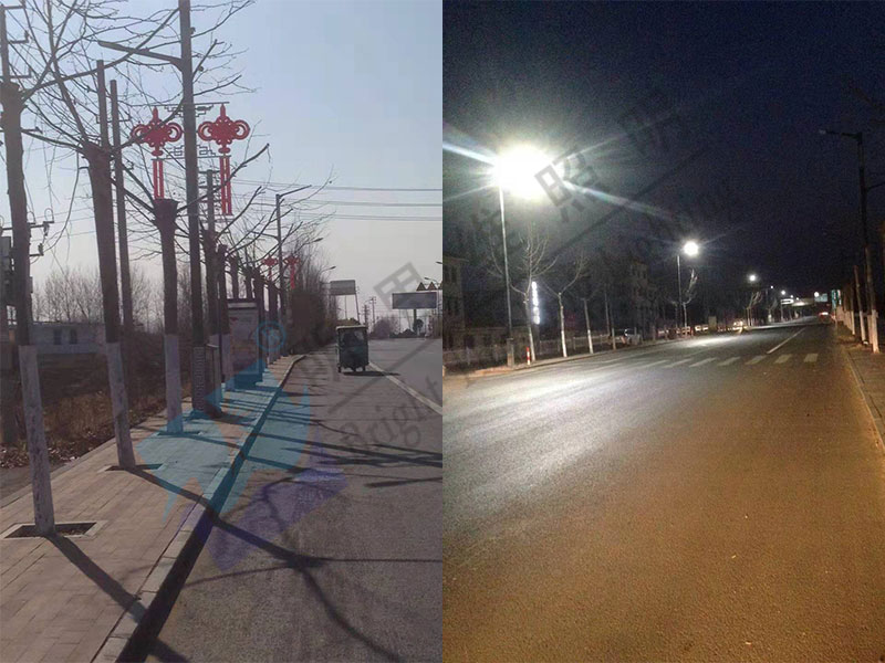 江蘇東海青湖鎮路燈照明項目
